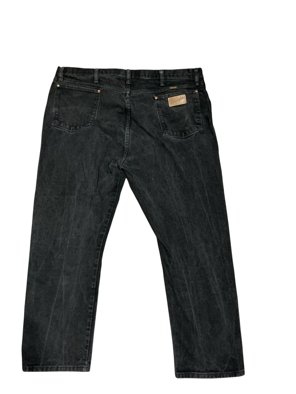 Wrangler Men's Black Relaxed Straight Jeans